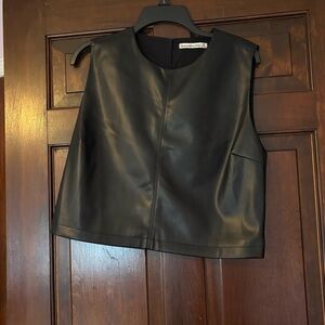 Abercrombie Vegan Leather Tank